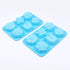 homEdge 6-Cavity Silicone Flowers Shap Mold, Set of 3PCS Non Stick Silicone Mixed Tulip, Daisy Mold for Candy Chocolate Jelly, Ice Cube – 6 Styles...