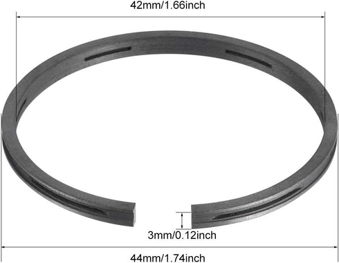 uxcell Engine Piston Ring Set 42mm Diameter Air Compressor Replacement Parts...