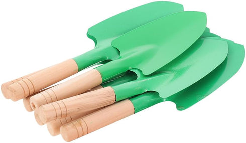 Kisangel 8pcs Wooden Handle Shovel Hand Shovel Garden Shovel Garden Spade Shovel Transplanter Trowel Potting Shovel Beach Sand Shovel Gardening Sh...