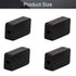 Fielect 1.89 x 1.02 x 0.61 inch Junction Box ABS Plastic Dustproof Universal Electrical Project Enclosure Black 4Pcs...