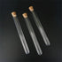 10Pcs Clear Plastic Test Tubes with Cork Stoppers, 15x150mm 13ml, Good Seal for Jewelry Seed Beads Powder Spice Liquid Storage, Lab Use or Decorat...