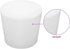 Silicone Rubber Stopper, (10-Pack, Size 6#) Tapered White Silicone Stoppers for Laboratory Sealing...