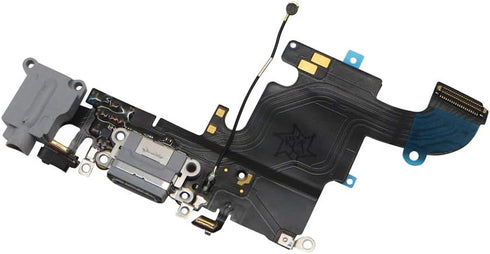 Charging Port Replacement for iPhone 6S Black,GVKVGIH Replacement Charging Port Dock Connector Flex Cable for iPhone 6S(6S Black)...