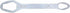 8-22mm Universal Torx Wrench, Double-ended Wrench Self-tightening Adjustable Wrench Tools, Universal Wrench Repair Tools (Silver)...