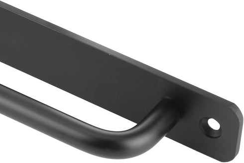 ViaGasaFamido Elegant Sliding Barn Door Handle, Black Flush Patio Door Handle, Aluminum Alloy Smooth Pull for Wardrobes Cabinets Garages Sheds...