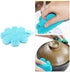 Silicone Sponge Dish Washing Kitchen Scrubber?Dishwashing Brush Silicone Kitchen Brush Flower Shape Cleaning Brushes for Home Restaurant (1, Rando...