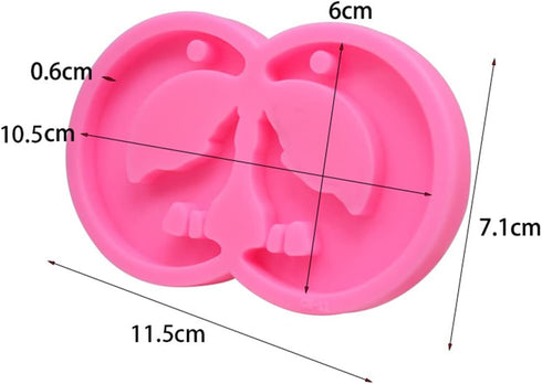 Weikap DIY Flower Mold Set for Polymer Clay Jewelry Making DIY Polymer Clay Earrings Decoration (Unicorn)...