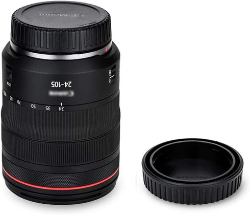 Rear Lens Cap & Body Cap Cover for Canon RF Mount Mirrorless Camera EOS R100 R50 R10 R8 R7 R6 Mark II R6 R5C R5 R3 R RP Replace RF Rear Lens Cap &...