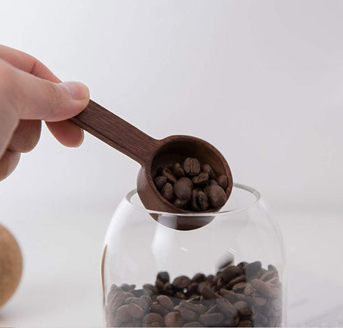 Coffee Spoons, Wooden Tablespoon Scoop, Wooden Coffee Ground Spoon, Measuring for Ground Beans or tea, Soup Cooking Mixing Stirrer Kitchen Tools U...