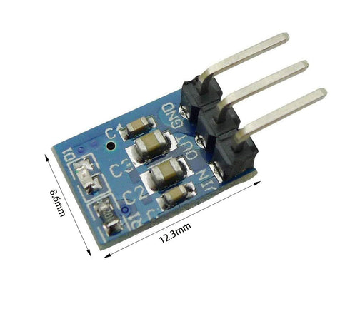3.3V AMS1117-3.3 DC-DC DC 4.5V-7V to 3.3V Step Down Power Module AMS1117-3.3V Buck Converter LDO 800MA Voltage Step Down Power Supply Module (Pack...