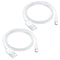 2 Pack iPhone 15 Carplay USB Cable for iPhone 15, 15 Pro Max, 15 Plus Car Charger, iPad Pro 12.9/11, iPad 10 Generation, iPad Air 5 Generation/4 G...