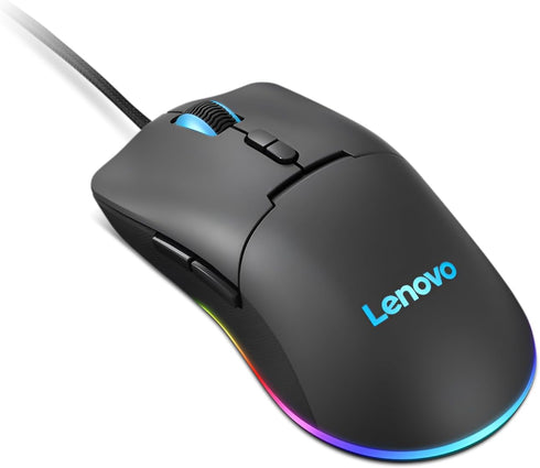 Lenovo M210 RGB Wired Gaming Mouse for PC, Laptop, Computer with Windows & Chrome OS - 3 Zone RGB, 8000 DPI Adjustable Sensor, 7 Programmable Butt...
