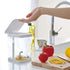 Originals Metal Countertop Trash Can Garbage Bag Holder for Home Kitchen (White) …...