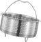 Luxshiny Rice Cooker Rice Cooker Rice Cooker Steamer Basket with Handle Legs Vegetable Steamer Insert Stainless Steel for Steaming Food Meat Fish ...
