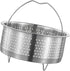 Luxshiny Rice Cooker Rice Cooker Rice Cooker Steamer Basket with Handle Legs Vegetable Steamer Insert Stainless Steel for Steaming Food Meat Fish ...