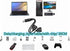USB Splitter Adapter, USB Male to Dual USB Female Cable, Data Charger Double USB Port Extender, Y Splitter Hub Power Cord Extension...