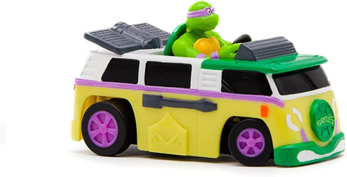 Teenage Mutant Ninja Turtles 3" Micro Shell Racers, Donatello, Ages 5+ - 2.4 Ghz Rc Vehicle with Turtle Half Shell Controller - Collect All 4!...