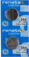 #344 Renata Watch Batteries 2Pcs...