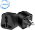 (2pack) NEMA 6-20P Plug Adapter,American US NEMA 6-20P Electrical Plug Adapter,US 3 pin Plug to Universal 3 Holes Socket Power Converter for NEMA ...