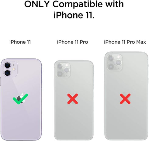 Spigen Ultra Hybrid Designed for Apple iPhone 11 Case (2019) - Green Crystal...