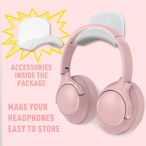 Bluetooth Headphones Over Ear 68H Playtime 6 EQ Wireless Headset with Microphone HiFi Stereo Foldable Lightweight Deep Bass for Travel Home Office...