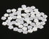 200pcs 12.5mm (1/2 inch) Flower Shape Buttonss Translucent White Resin Button for Sewing Blouse Shirt DIY Scrapbooking Pack of 200pcs...