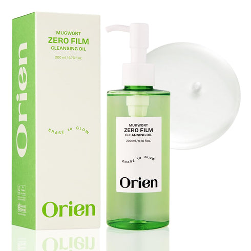 Orien Mugwort Zero Film Cleansing Oil 6.76 fl.oz. 200ml ?Daily Makeup Blackhead Removal No pore clogging Korean skincare double cleansing...