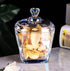 123Arts Glass Sugar Bowl Candy Jar Storage Jar Snack Jar with Lid...