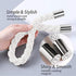 NICEEC 2 Pack Strong Magnetic Curtain Tiebacks Modern Simple Style Drape Tie Backs Convenient Decorative Weave Rope Curtain Holdbacks for Thin or ...