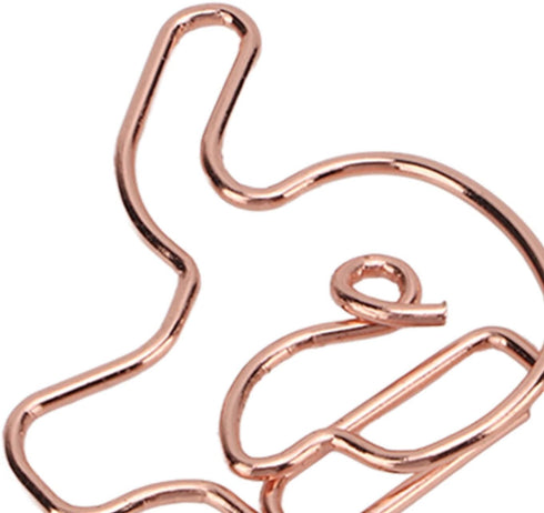 20pcs Elephant Shapes Paper Clips Animal Paper Clips Iron Office Paper Clips for Document Classification...