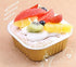 KEISEN square 4 2/5" Disposable Aluminum Foil Cups 300ml for Muffin Cupcake Baking Bake Utility Ramekin Cup 24/PK...