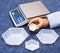 Plastic Hexagonal Weigh Boats Micro Dish 100pk...