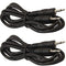 Ancable 2-Pack 3.5mm 1/8 TS Male Mini Plug to Male Mini Plug Monaural Mono Audio Cable 6ft - 12V Trigger, IR Infrared Sensor Receiver Extender...