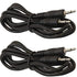 Ancable 2-Pack 3.5mm 1/8 TS Male Mini Plug to Male Mini Plug Monaural Mono Audio Cable 6ft - 12V Trigger, IR Infrared Sensor Receiver Extender...