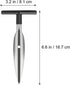 Stainless Steel Coconut Tool, 2 PCS with Durable Wooden Handle...