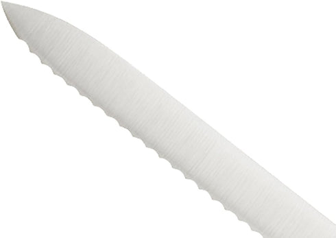 Mercer Culinary M22408 Millennia Black Handle, 8-Inch Offset Wavy Edge, Bread Knife...