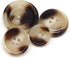 10 Pcs Imitation Horn Flatback Buttons Resin Buttons for Clothing Suit Coat Decorations DIY Accessories (04 Coffee, 15mm)...