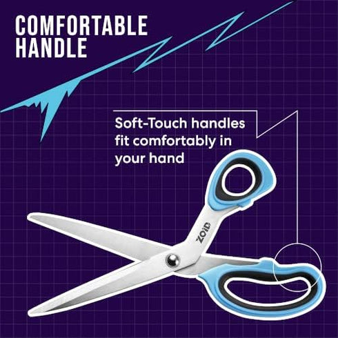 Zoid 9" Fabric Scissors, Sewing Scissors for Crafting and Projects, Adult Scissors, Heavy Duty Scissors for Projects, Crafting Tool...