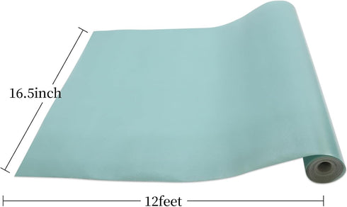 Calming Blue Bulletin Board Roll Non-woven Fabric 16.5 in X 12 ft Fun Size for Classroom Decor Decorations Greater Than Paper Back to School Teach...