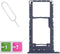 Dual SIM Card Tray Slot Holder Replacement for Samsung Galaxy A14 5G 2023 SM-A146U with Sim Card Tray Open Eject Pin and SD Card Tray Black US Ver...