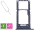 Dual SIM Card Tray Slot Holder Replacement for Samsung Galaxy A14 5G 2023 SM-A146U with Sim Card Tray Open Eject Pin and SD Card Tray Black US Ver...