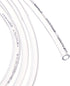 Pneumatic Tubing - Polyurethane Air Compressor Hose Pipe, Apply to Air Line Transfer (4mm OD 2.5mm ID, 13Ft, Clear)......