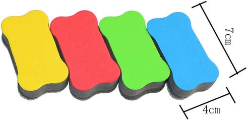 12 Pieces Magnetic White Board Eraser Dry Erase Whiteboard Eraser Whiteboard Dry Erasers Chalkboard Eraser Chalkboard Cleaning for Office School H...