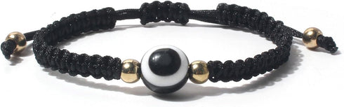Evil Eye Rope Bracelets Adjustable Handmade Braided Rope Evil Eye Kabbalah Bracelet Turkish Good Luck Protection Friendship Bracelet for Women Men...