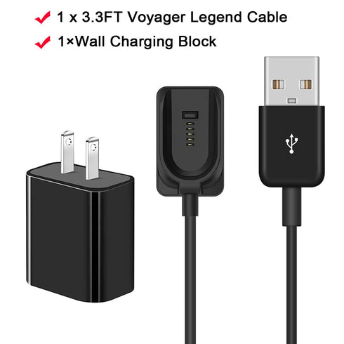Charge Adapter Cable for Plantronics Voyager Legend Wireless Headset, Replacement USB Charging Power Cord, Voyager Legend Accessories Charging Blo...