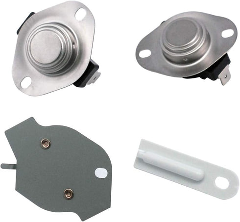 DIKOO 279769 Dryer Thermal Cut-Off Kit and 3392519 Dryer Thermal Fuse and 3387134 Dryer Thermostat Kit Compatible for Whirlpool Dryers Replaces 3977394 3390291 AP6008325 PS345113