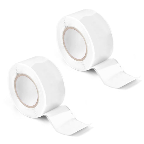 2 Rolls Self-Fusing Silicone Tapes, 1 inch x 10ft Self Sealing Fusing Silicone Tape Waterproof Hose Repair Tape Pipe Repair Tape Rescue Tape for H...