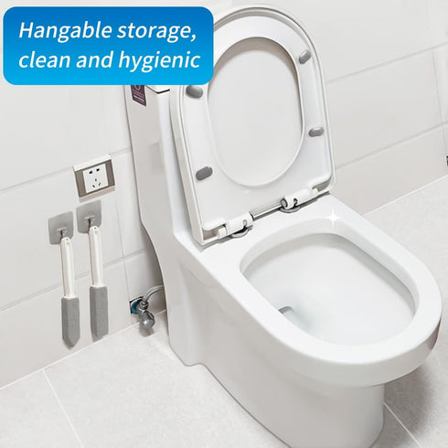 4TH Pumice Stone Toilet Bowl Cleaning Stick with Extra Large Handle,Cleans Away Limescale Stain,Hard Water Rings, Calcium,Iron and Rust. Remover f...