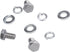 Steering Wheel Quick Hub Aluminum Release Disconnect Hub Adapter Kit 3/4" Shaft Size Blue...