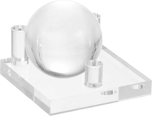 PATIKIL 2" x 2" x 1" Acrylic Display Stands, 4 Pack Display Easel Holder Crystal Display Stand for Mineral Gemstone, Clear...